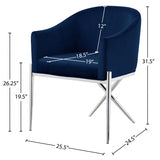 Akenya Velvet Dining Chair