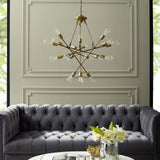 Mid-Century Pendant Chandelier