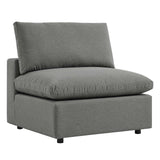 Patio Armless Chair in Charcoal
