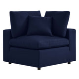Outdoor Patio Corner Chair in Navy