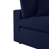 Outdoor Patio Corner Chair in Navy