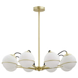 Chandelier in Opal Gold