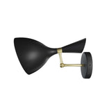 Wall Sconce in Black