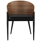 Dining Wood Armchair in Walnut