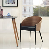 Dining Wood Armchair in Walnut