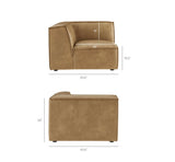 Rest Vegan Leather 4pc Sofa