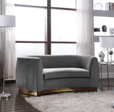 Julian Velvet Loveseat