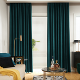 Glasshouse Signature Luxury Velvet Curtain Panel (Peacock)