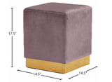 Miranda Velvet Ottoman