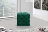 Delta Velvet Ottoman