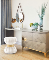 Gino Velvet Ottoman