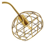 Brass and Faux White Marble Table Lamp