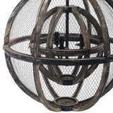 Oak Wood Pendant Light Chandelier