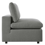 Patio Armless Chair in Charcoal