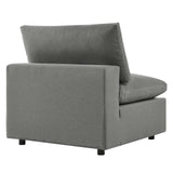 Patio Armless Chair in Charcoal