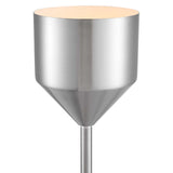 Standing Floor Lamp in Silver