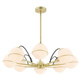 Chandelier in Opal Gold
