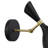 Wall Sconce in Black