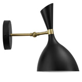 Wall Sconce in Black