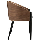 Dining Wood Armchair in Walnut