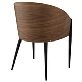 Dining Wood Armchair in Walnut
