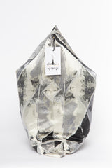 Outer Space Onyx and Silver Metallic Pillow
