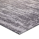 5x8 Area Rug in Light and Dark Gray