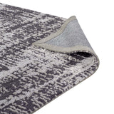 5x8 Area Rug in Light and Dark Gray