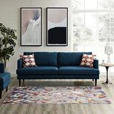 Triangle Mosaic 5x8 Area Rug in Multicolored