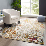 Reflect Primrose Ornate Floral Lattice
